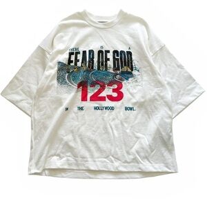 Unreleased Fear of God Hollywood Bowl runway tee shirt